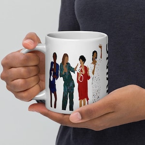 Living Single Mug, 90&#39;s Classic Tv Mug, Black Classic TV Show Mug,  11oz, 15oz, 20oz, Holiday Gifts, White Glossy Mug