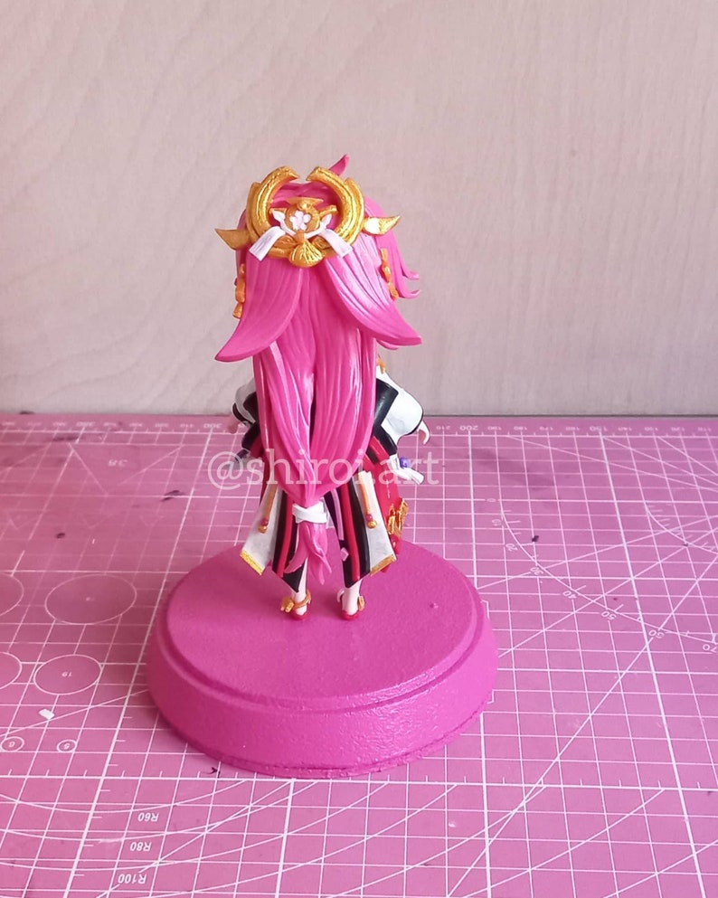 REOZIGN Genshin Impact Figures, Keqing Action Figure 23 cm / 9 pollici Keqing Statua in PVC Collezionabile Desktop Ornamenti Giocattoli Regalo per Anime Fans