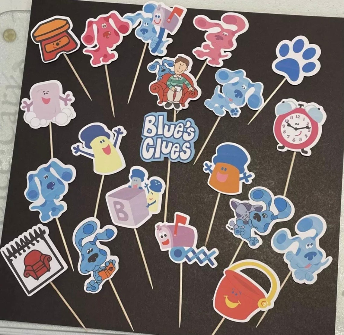Blues Clues Cupcake Toppers X20 Set | Etsy