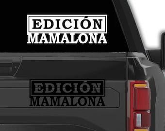 La Mamalona, Spanish Decal, Truck Spanish Decal, Spanish Decal Gift