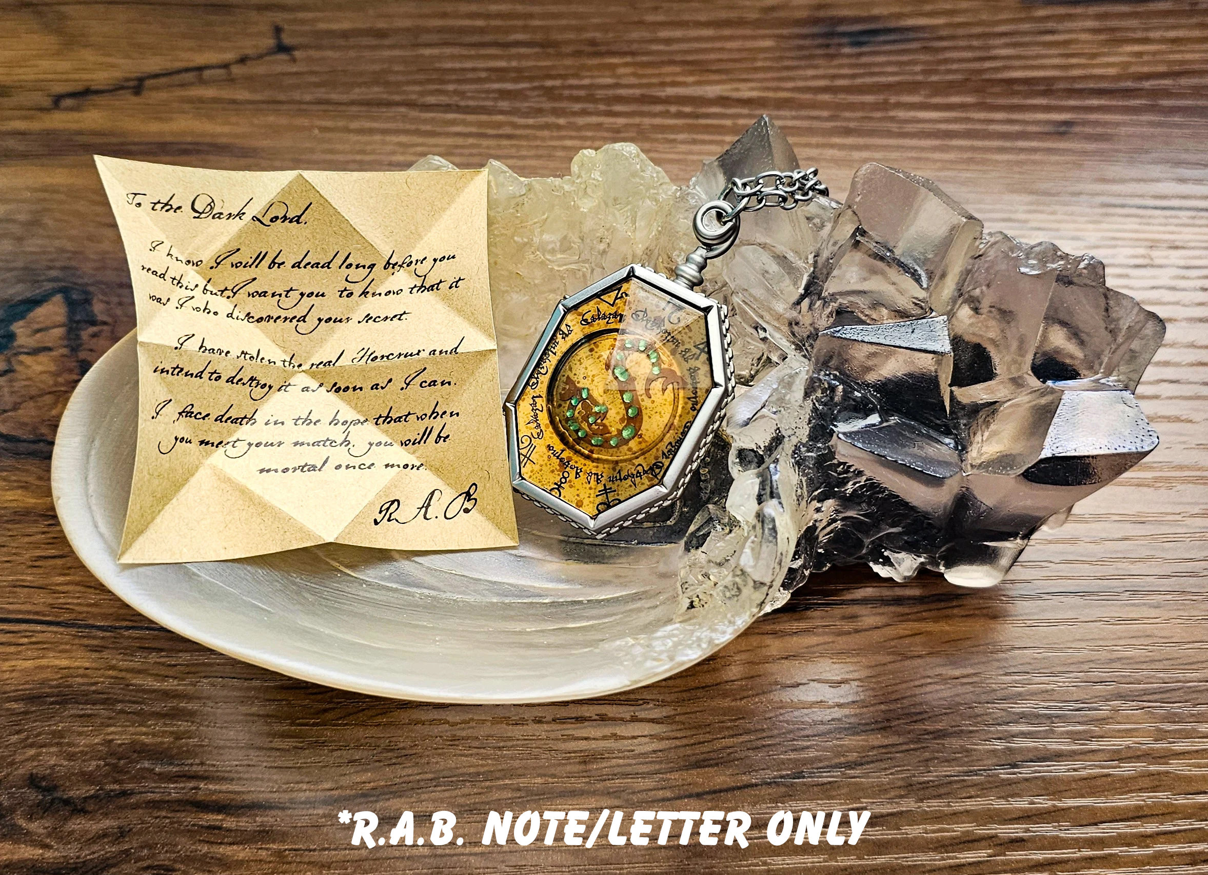 ハリーポッター fakes R.A.B. の手紙 / 闇の帝王へのメモ - Etsy 日本
