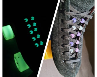 Glow in the dark - uv reacting beads for roller skate lace