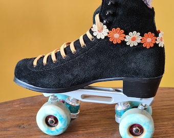 Retro flower anklet roller skate - roller skate accessories