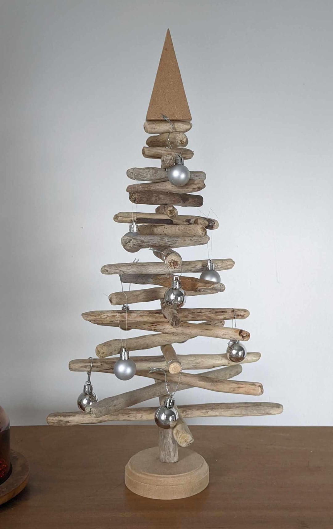 Sapin De Noël En Bois Flotté