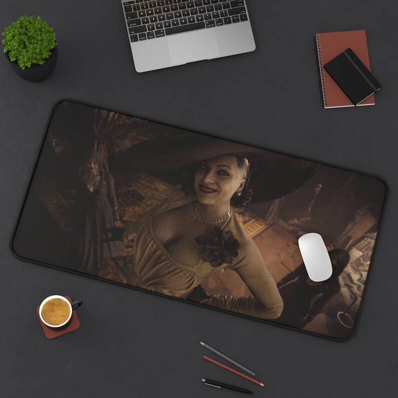 Lady Dimitrescu Resident Evil desk Mat Mouse Pad Craft Etsy Canada