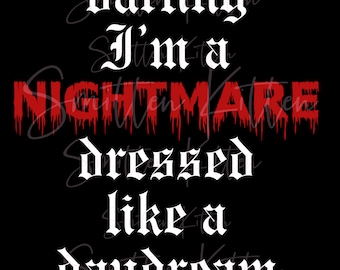 Taylor - Halloween - Blank Space - Darling I'm a NIGHTMARE - Spooky Era -Taylor Songs - Eras Tour - SVG - PNG - Digital File - Halloween Era