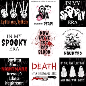 Halloween Era - Taylor - Halloween - Haunted - Bad Blood - Bundle - Spooky Era - Taylor Songs - Ghost - Eras Tour - SVG - PNG - Digital File