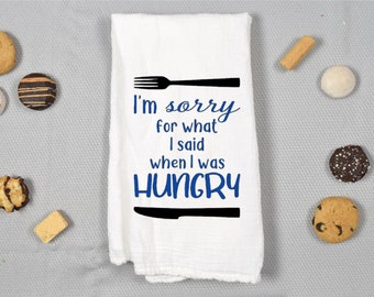 Flour sack kitchen tea towel