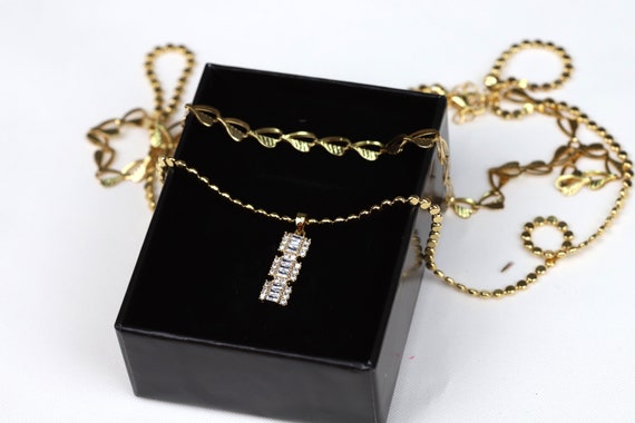 CZ Diamond Necklace • Cubic Zirconia Necklace • Gold Layered necklace • Jewelry For Women CZ Diamond Necklace • Cubic Zirconia Necklace • Gold Layered necklace • Jewelry For Women