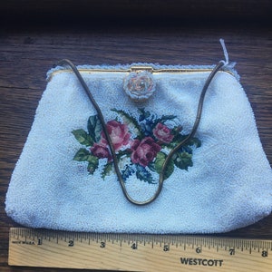 vintage beaded purse