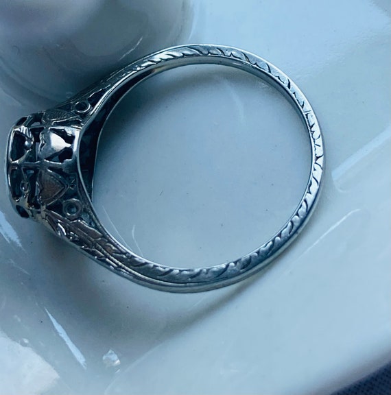 Antique diamond ring - image 9