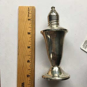 Vintage sterling silver salt and pepper shakers