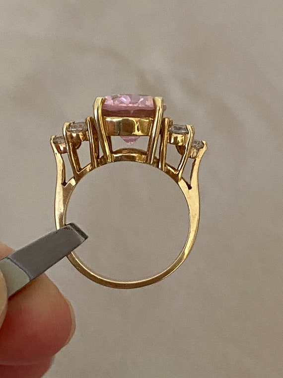 Vintage 10k yellow gold ring - image 4