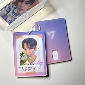 Acrylic Photo Card Holders, Kpop, Seventeen, Svt, Double Sleeve