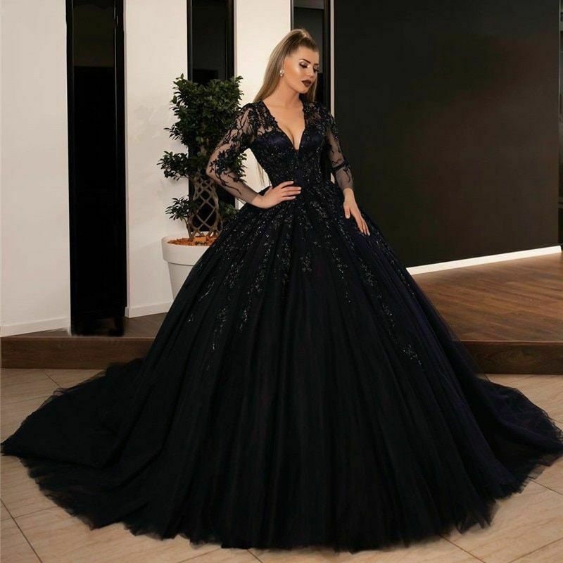Black Princess Dress - Etsy