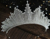 1920s great gatsby tiara, glamorous tiara, wedding tiara, quinceanera tiara, birthday tiara