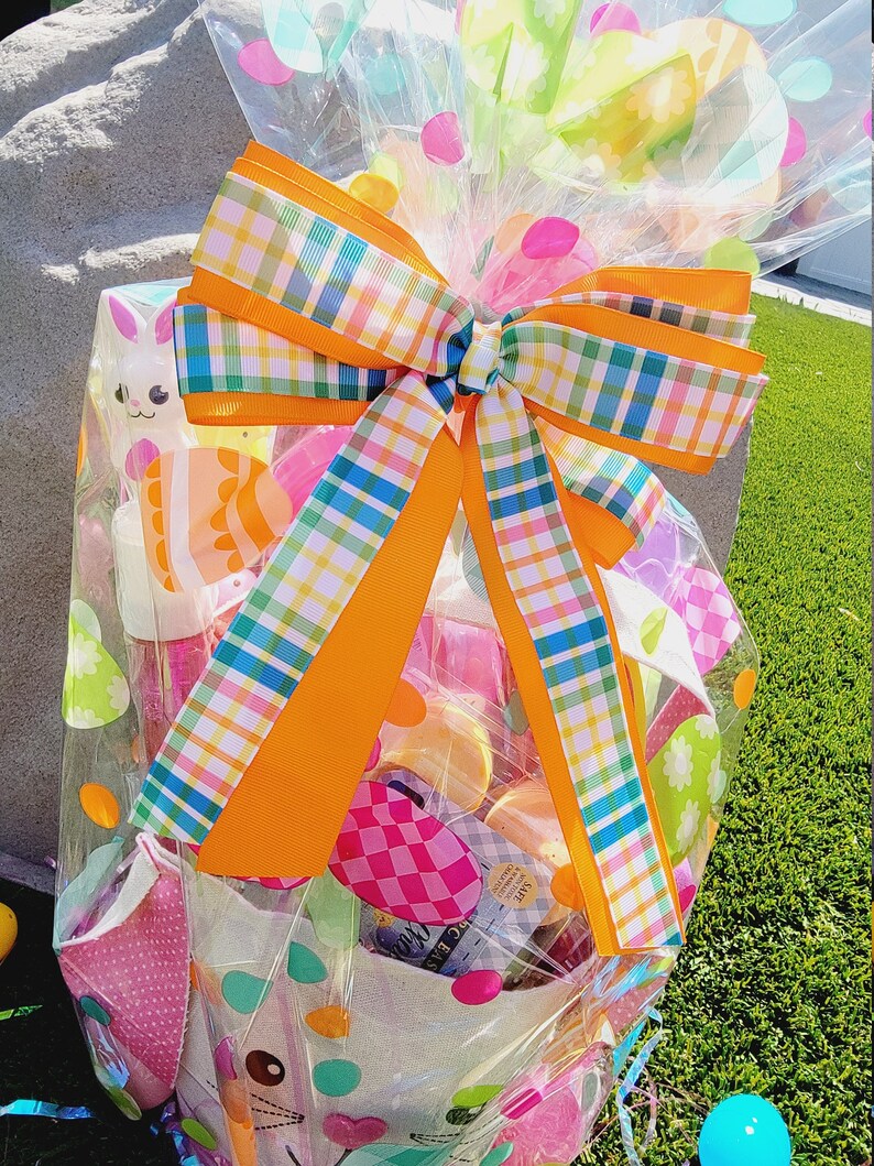 Prefilled Easter Baskets/ Bunny Baskets/ Personalized Easter Etsy