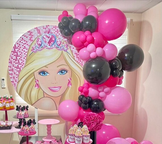 DIY Barbie Balloon Garland Kit Hot Pink Light Pink Balloon | Etsy UK
