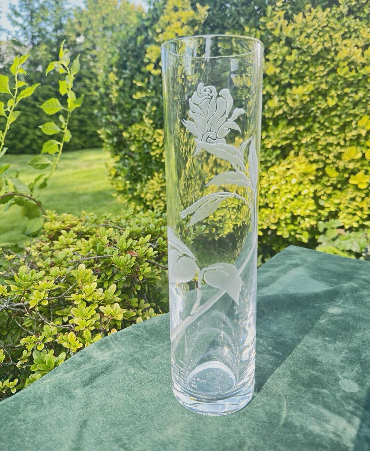 Tiffanys and Co Crystal Vase - Etsy