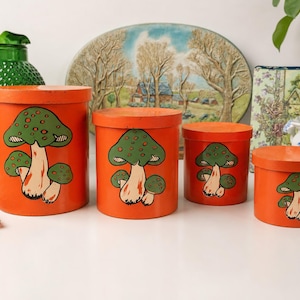 Vintage Mushroom Canister Set - Etsy - Page 2