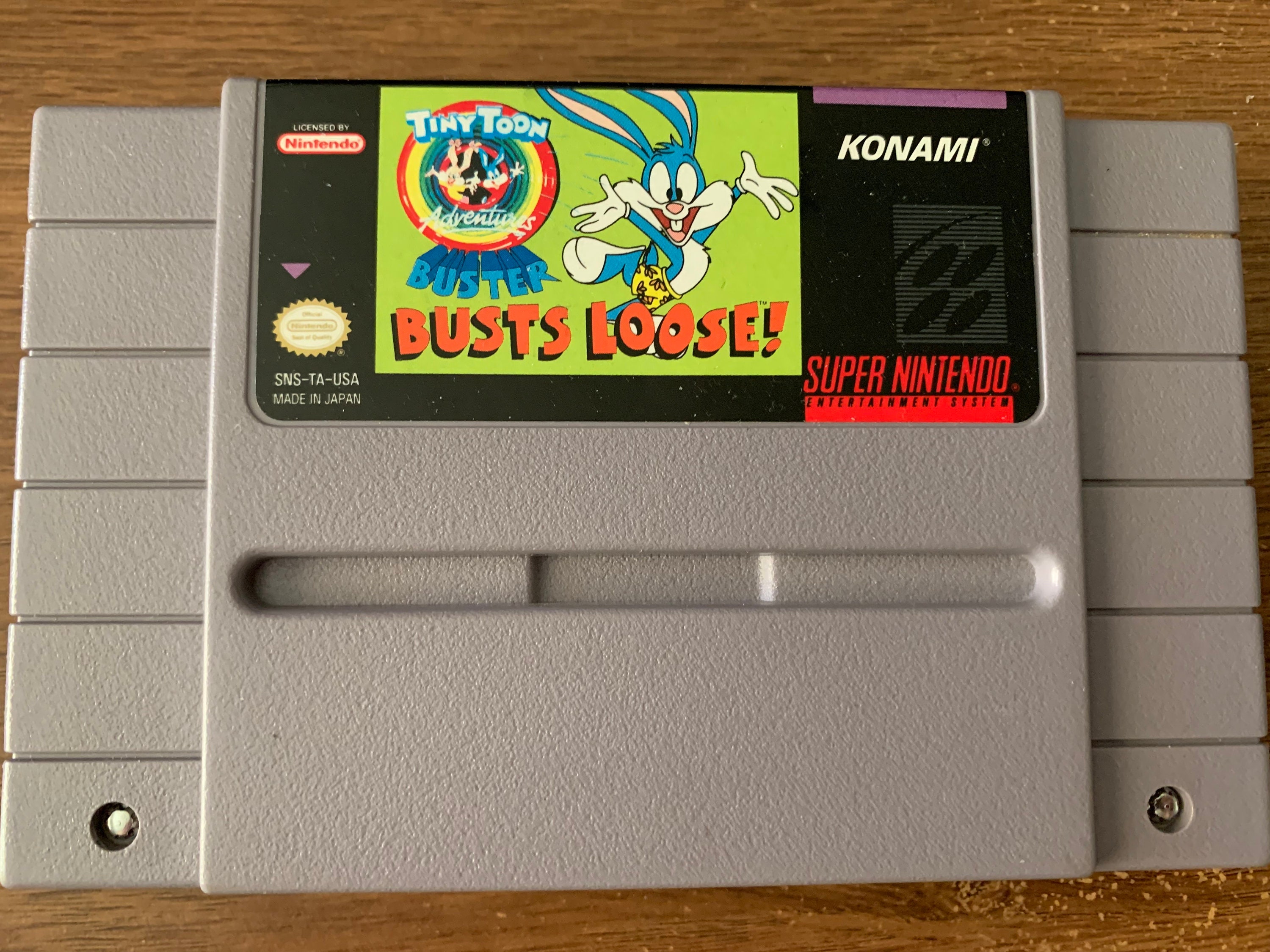 Tiny Toon Adventures Buster Busts Loose SNES Asis Etsy