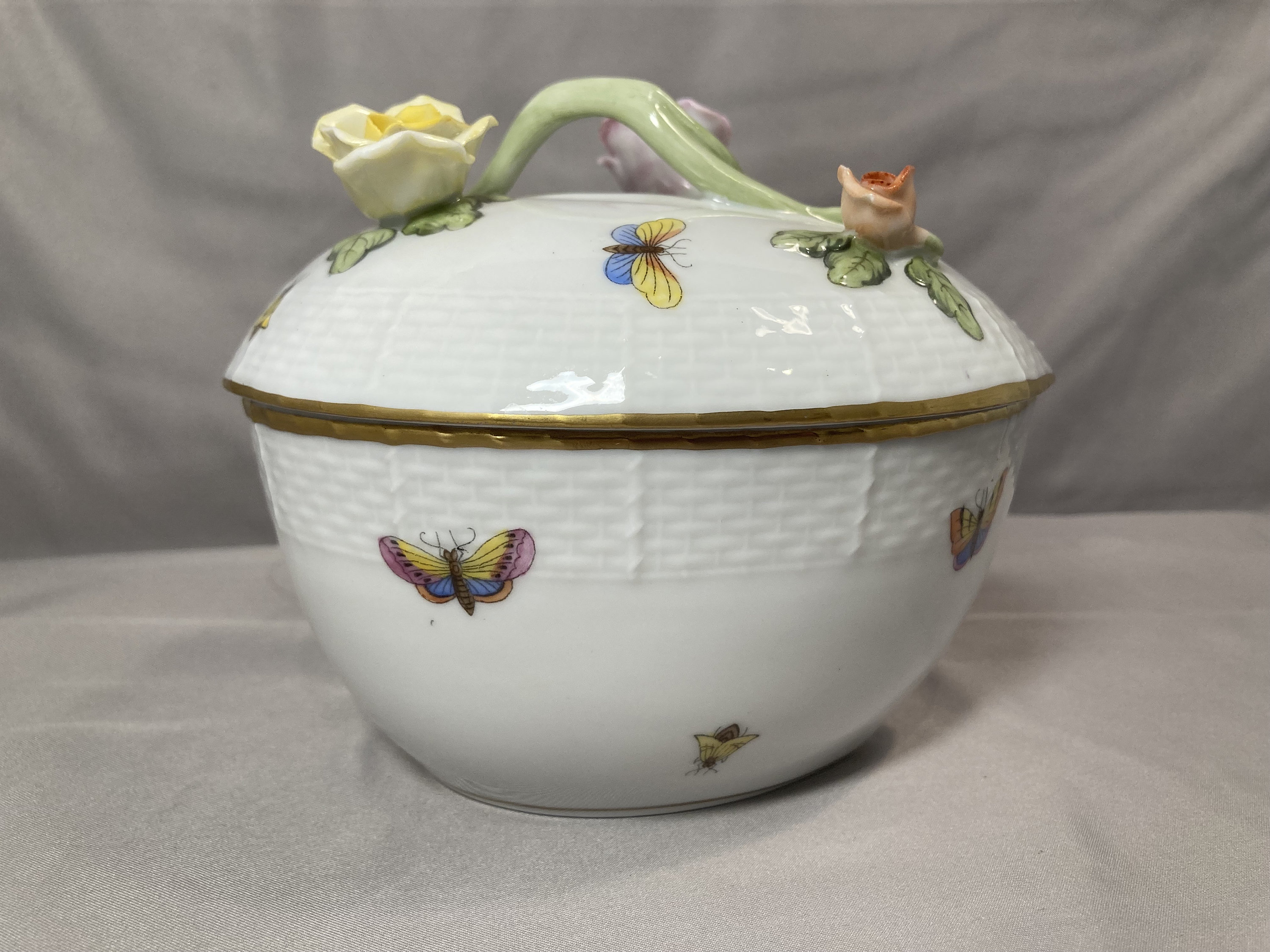 ヘレンド＿小物入れ［HEREND HVNGARY HANDPAINTED］