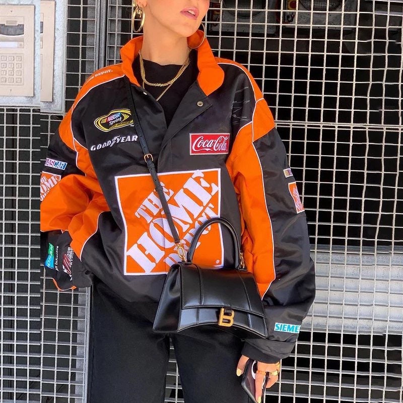 NASCAR Racing Jacket Home Depot - Etsy 
