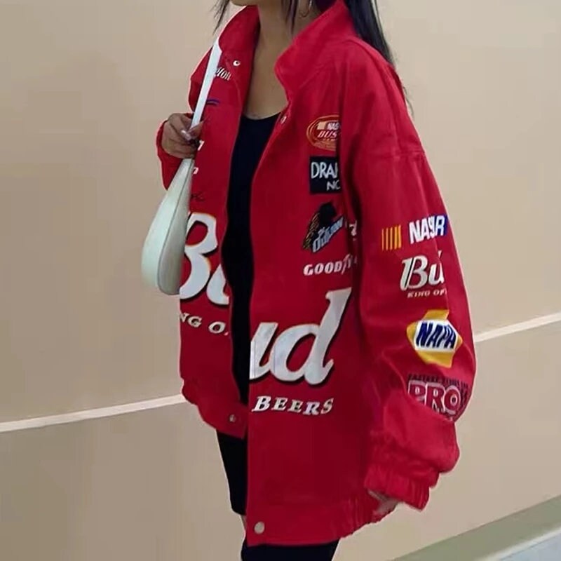 vintage racer jacket womens