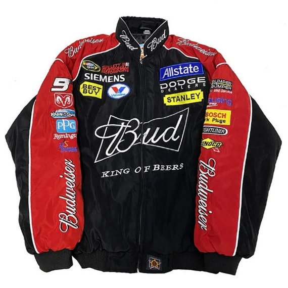 NASCAR Racing Budweiser Jacket - Etsy