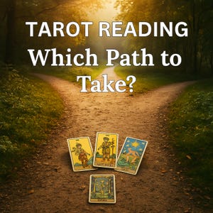 Lecture de tarot Quelle voie prendre ?, Guide de prise de décision perspicace, Choix de vie variés, Idée cadeau unique pour personne en quête de liberté
