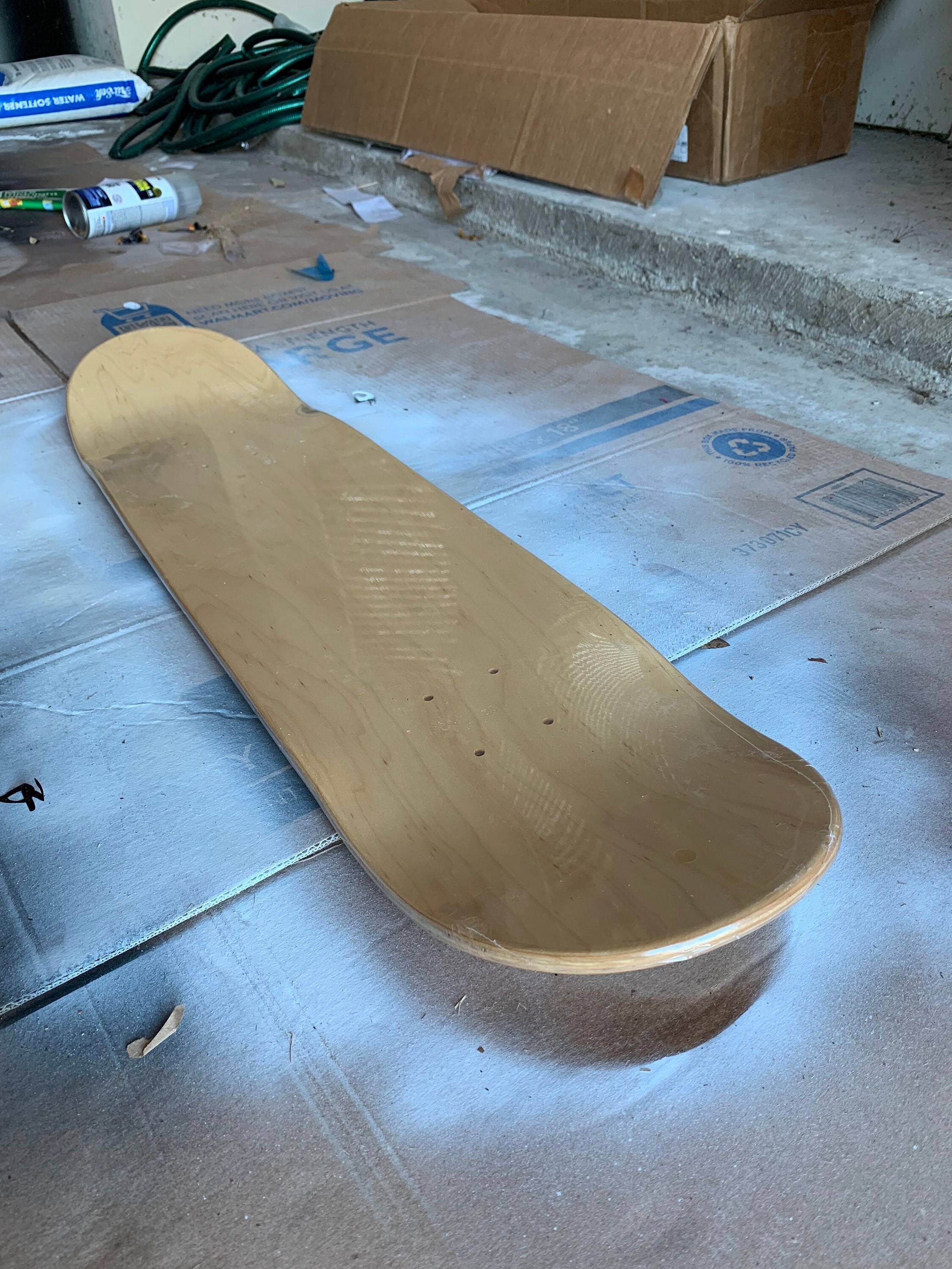 Planche de skateboard vierge unie 8,0 pouces Concave moyen Pro