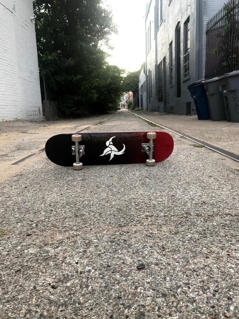 Custom Skateboard Deck Art Gift Skate-able 8.0 Inch Board Width Spray Paint Art image 9