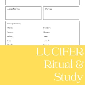 Lucifer Ritual and Study Pages