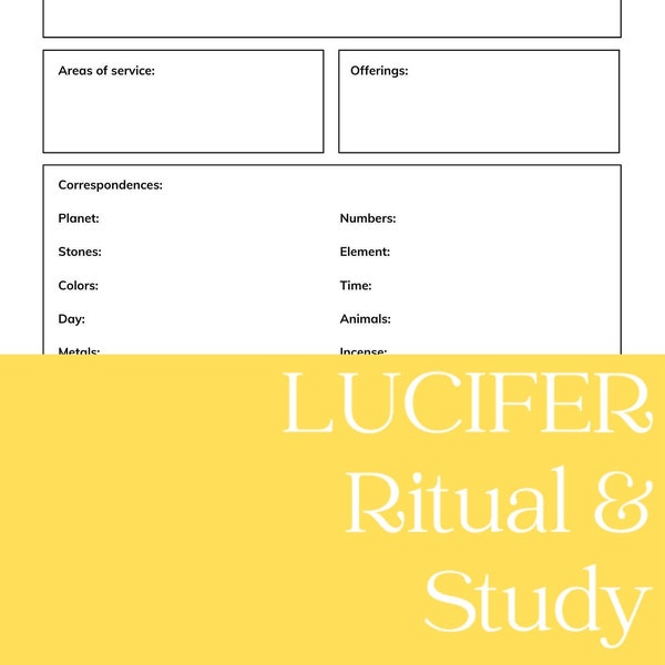 Lucifer Ritual and Study Pages