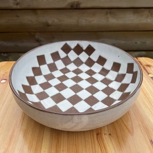 Checkerboard Serving Bowl