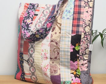 Striped Tote Bag