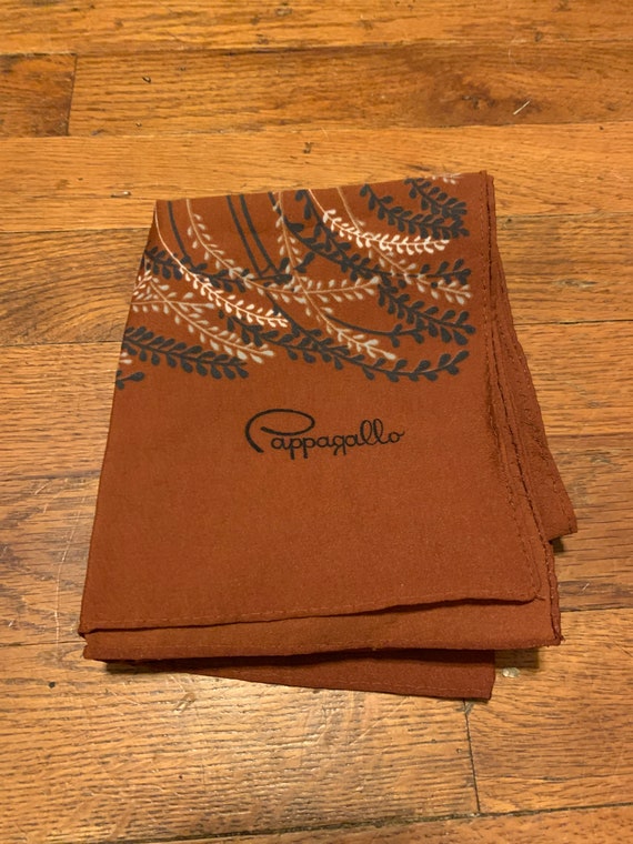 Vintage Pappagallo Silk Scarf