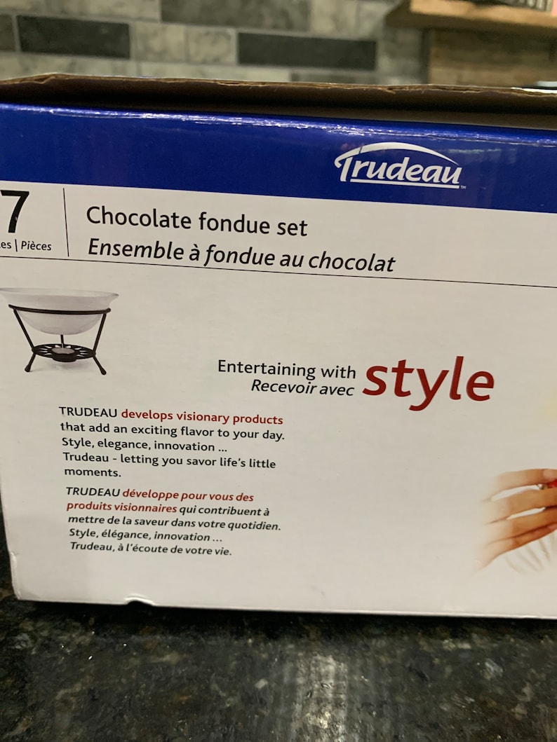 Trudeau Chocolate Fondue Set - Thumbnail 5
