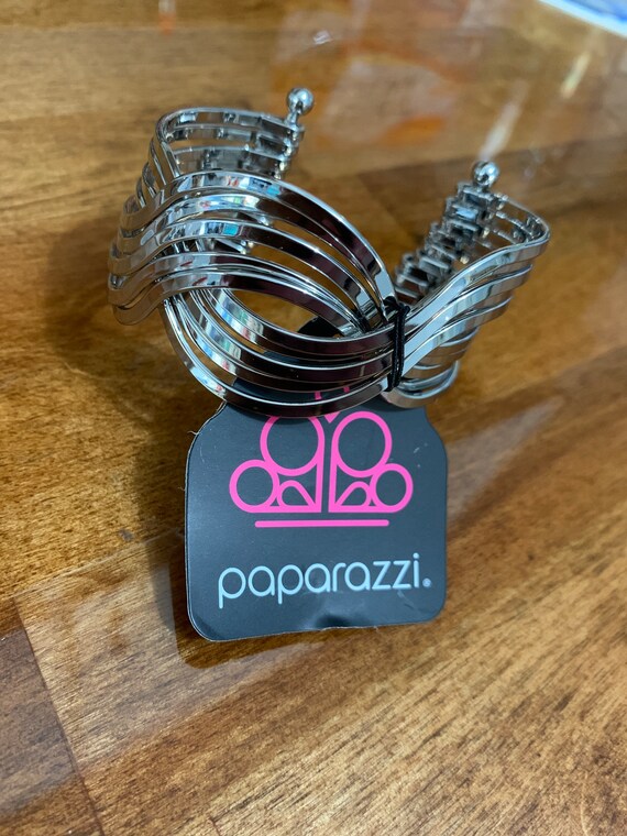Paparazzi Silver Cuff Bracelet Silver Bracelet curvaceous Curves