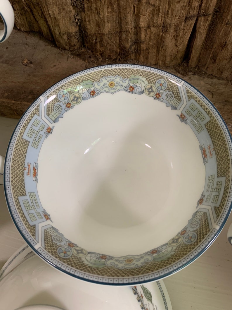 Wedgwood Bone China Set of Six Made in England chinese Legend Vintage