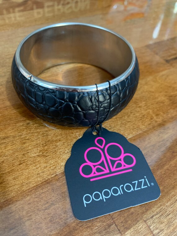 Paparazzi Black Bracelet Paparazzi Bangle urban Jungle NEW in