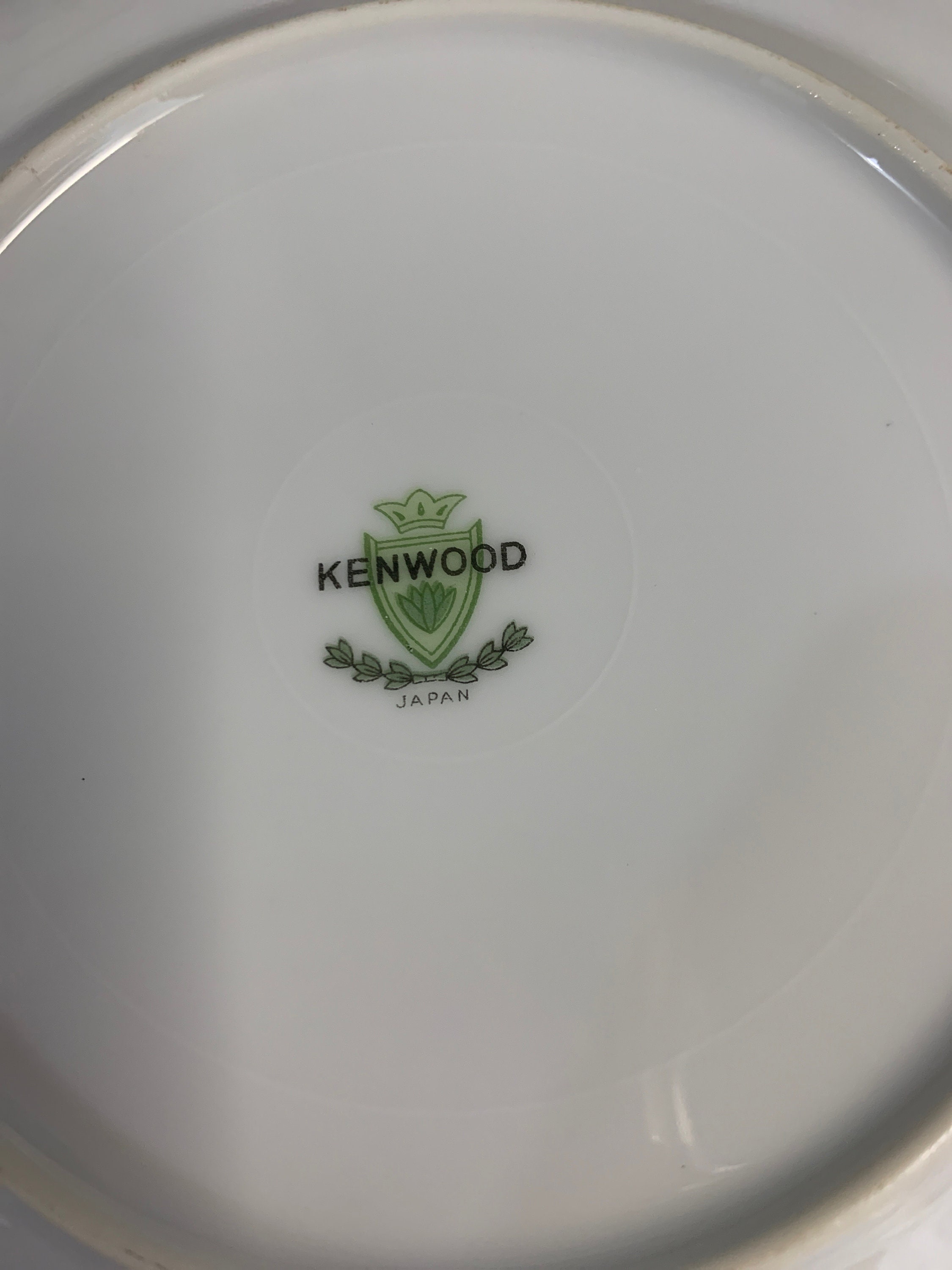 Meito China Kenwood Plate Set- Vintage Ceramic Floral Sage
