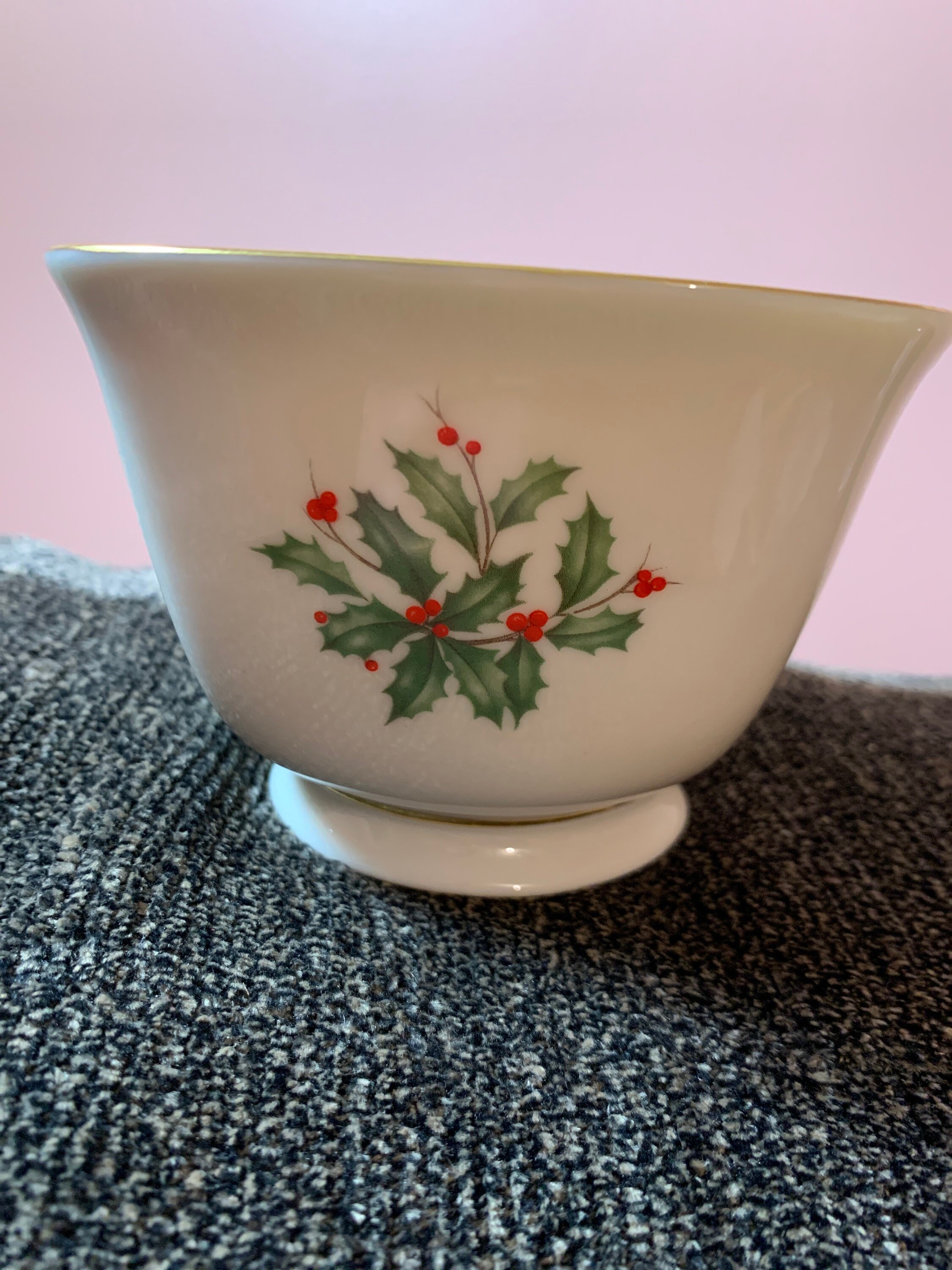 Lenox christmas top candy dish