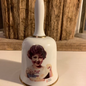 Collectible Vintage Ceramic Norman Rockwell First Limited Edition 1976 “The Butter Girl” Collectors’ Bell in Great Condition!