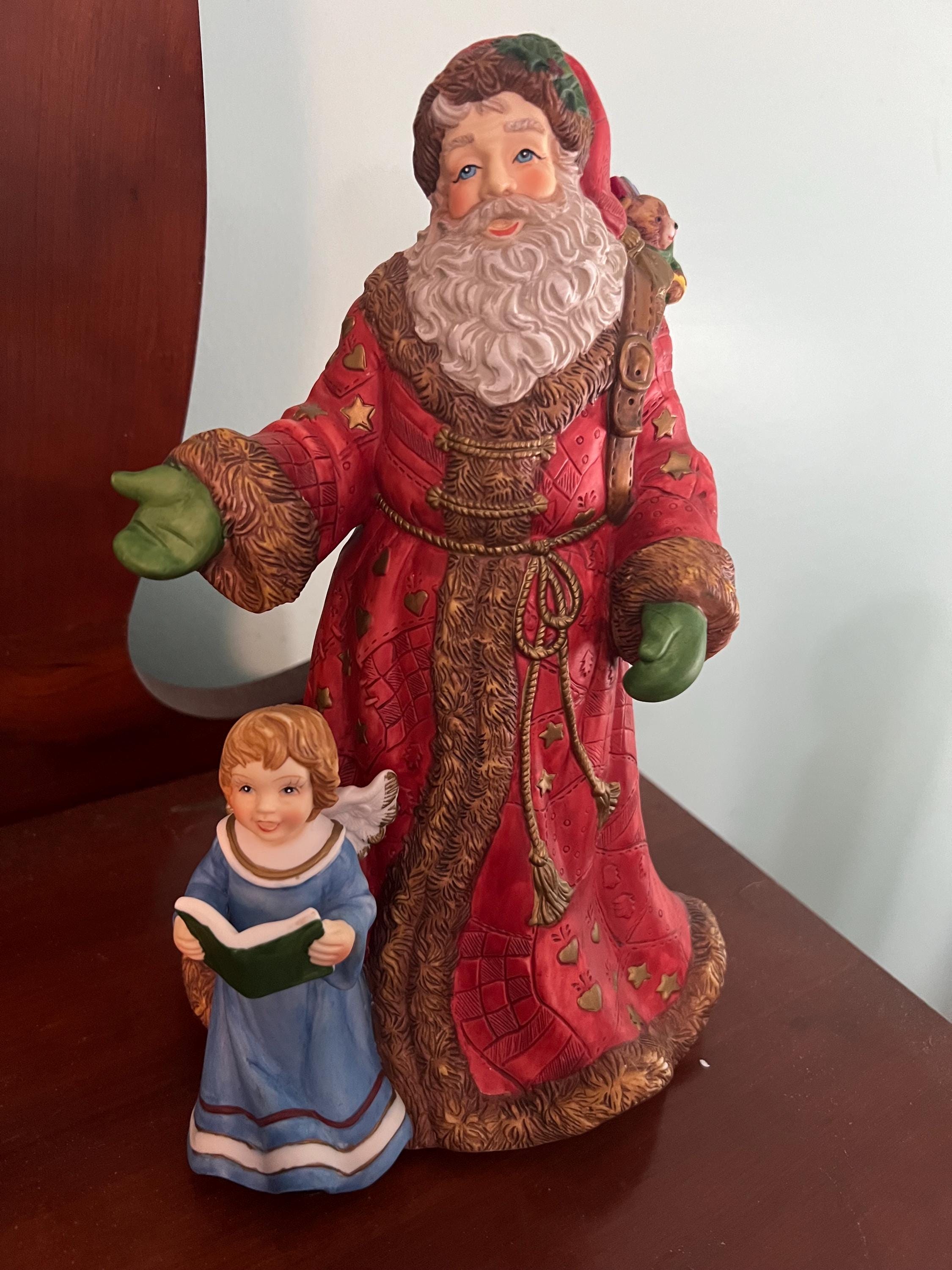 Collectible Santa Clause- Holiday Time Vintage Porcelain Santa