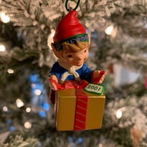 &quot;Hallmark Ornament Vintage Weihnachten Sammlerstück &quot;&quot;Bereit zur Lieferung&quot;&quot; NEU in der Originalverpackung in ausgezeichnetem Zustand!&quot;