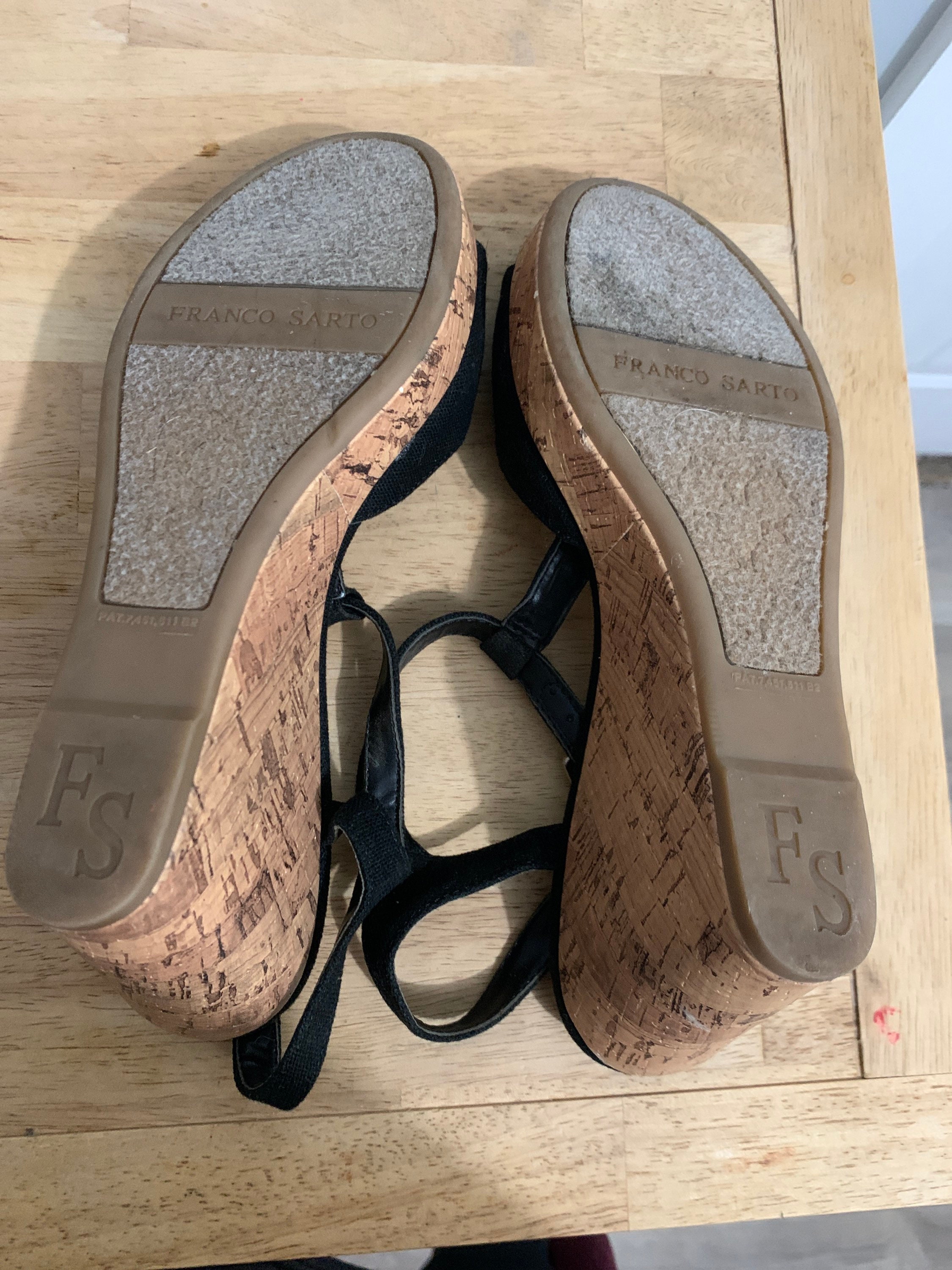 Franco sarto cork wedges deals