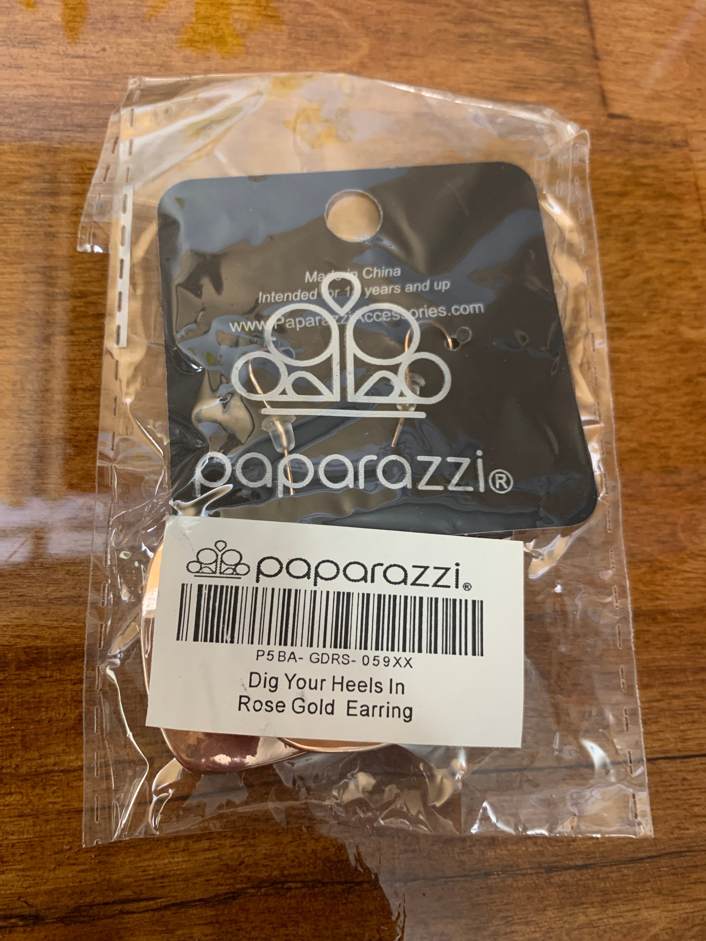 Paparazzi Rose Gold Earring Set Rose Gold Dangles dig Your Heels