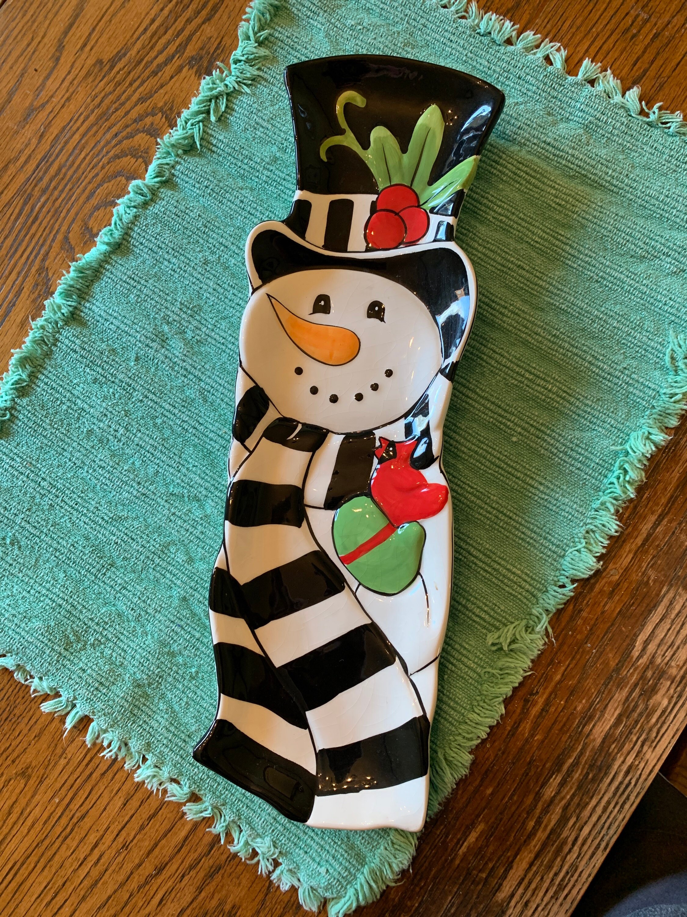 Christmas Collectible Fitz and Floyd Vintage Ceramic “frosty's