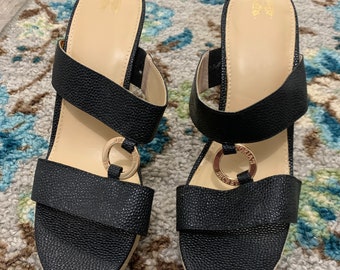 Victoria’s Secret Wedge Shoes- Woman’s Size 8.5 Black and Beige Wedges Never Worn in Excellent Condition!!